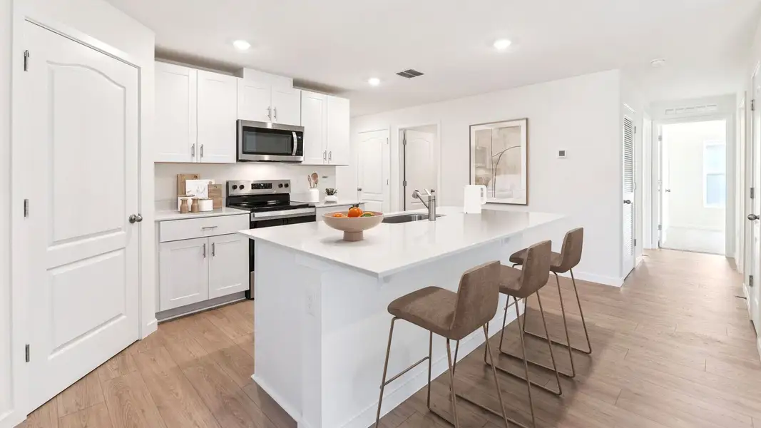 Furnished interior view inside a new home in Fountain View, Ormond Beach (Image 2).