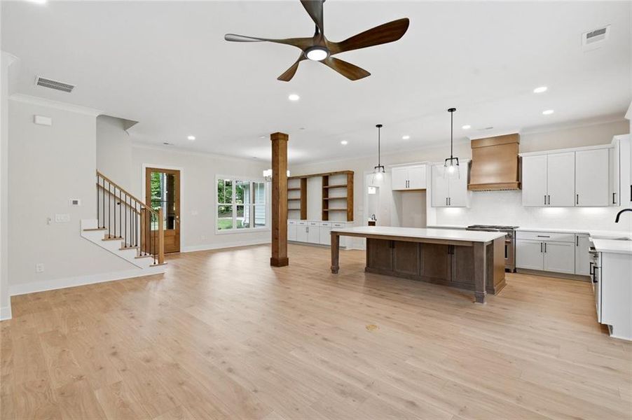 Furnished interior view inside a new home in , Marietta (Image 6).