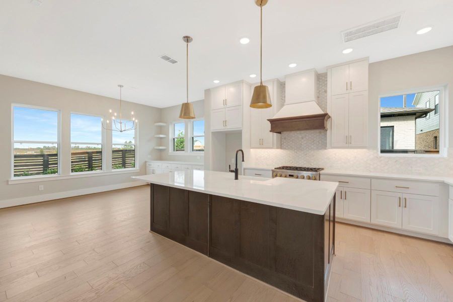 Furnished interior view inside a new home in Easthaven at Bridgeland Central - Vision Collection, Cypress (Image 6).