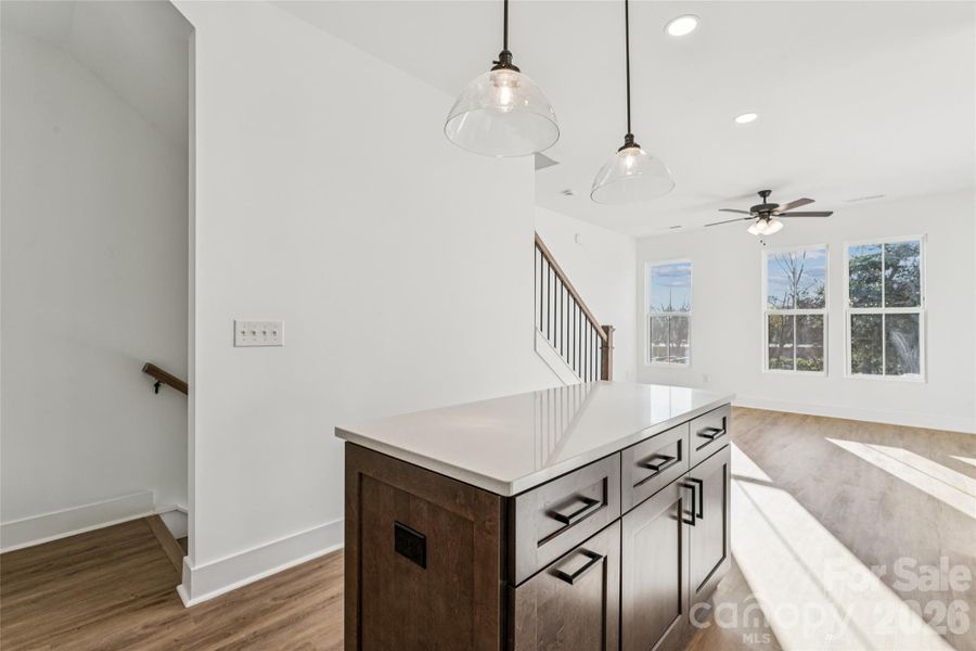 Furnished interior view inside a new home in , Charlotte (Image 15).