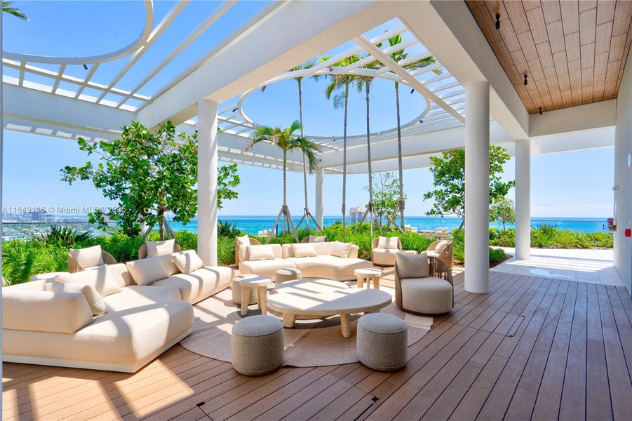 Furnished interior view inside a new home in , Miami Beach (Image 7).