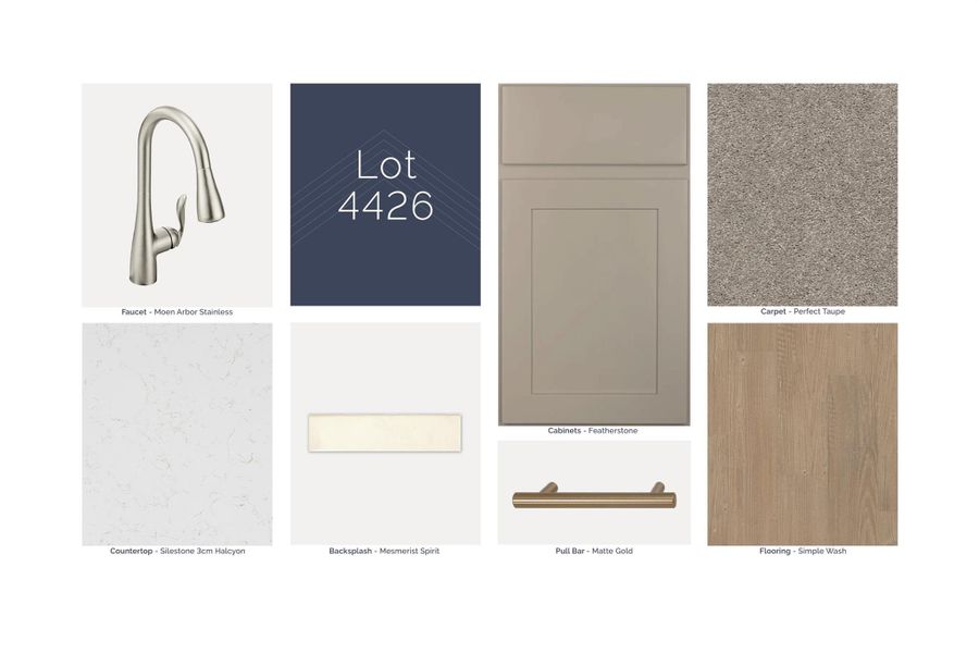 Sample of building materials used in homes in Sorella, Tomball (Image 17).