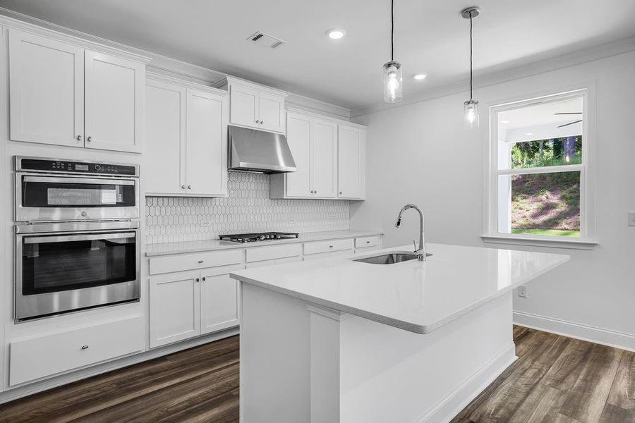Furnished interior view inside a new home in Bailey Fence, Dacula (Image 9).