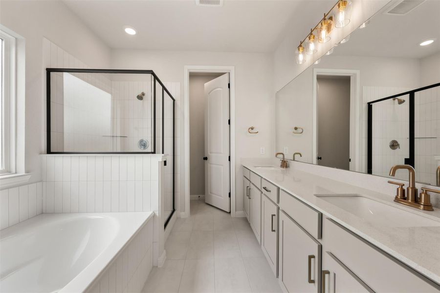 Furnished interior view inside a new home in Cannon Ranch, Dripping Springs (Image 14).