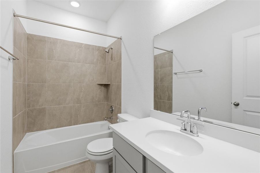 Furnished interior view inside a new home in Infinity Square, Kyle (Image 6).