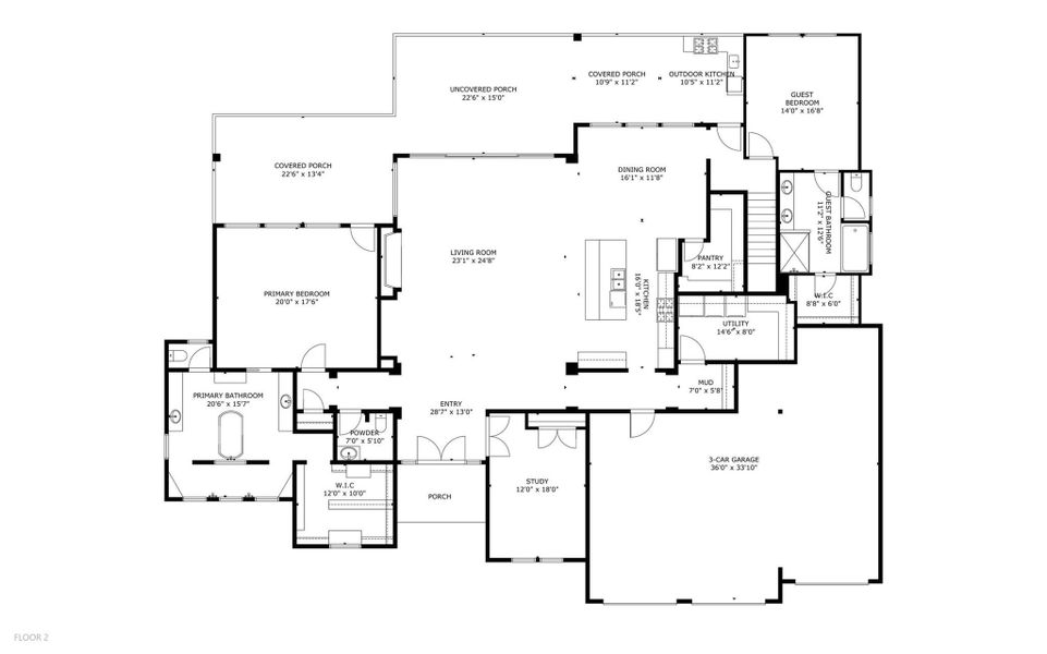 Main level. Built in 2025 by Creekwater Custom Homes, this stunning luxury estate spans approximately 5,962 square feet across two impeccably designed levels, offering sophistication, comfort, and effortless indoor-outdoor living at every turn.