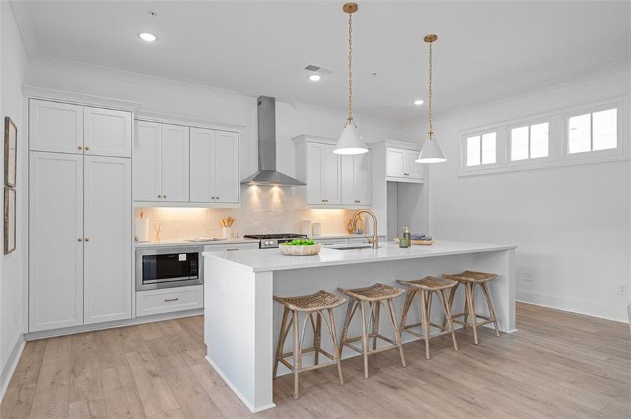 Furnished interior view inside a new home in Foxhall Residences, Douglasville GA, Douglasville (Image 16).