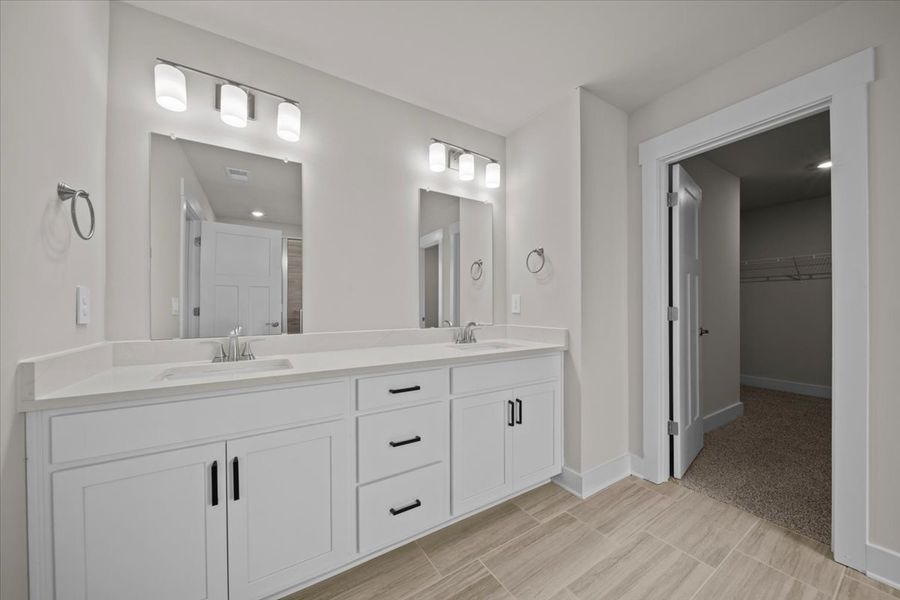 Furnished interior view inside a new home in Cedar Shoals - Signature Collection, Piedmont (Image 12).