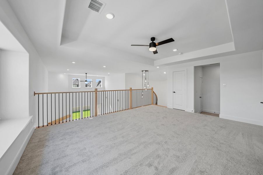 Spacious, unfurnished interior of a new home in Estates at Rockhill, Frisco (Image 30). Spacious, unfurnished interior of a new home in Estates at Rockhill, Frisco (Image 30).