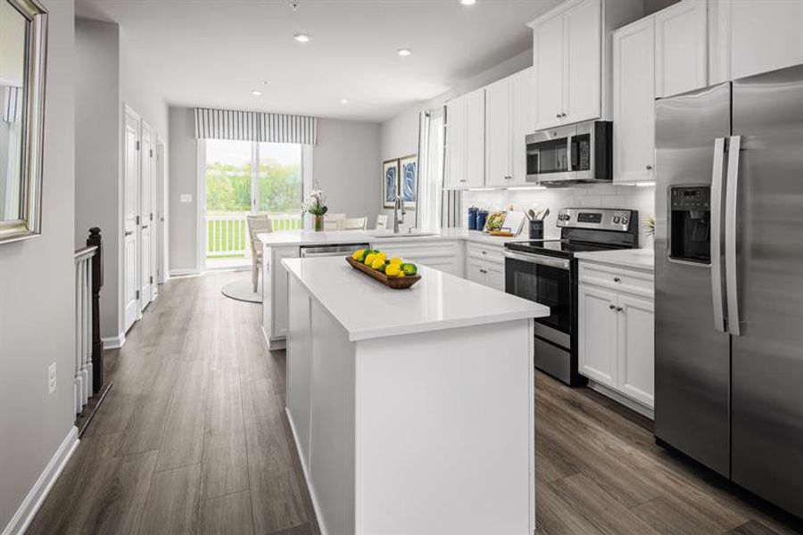 Representative furnished interior of a home built from the Traditional Clarendon by Ryan Homes in Northerly, Charlotte (Image 5).