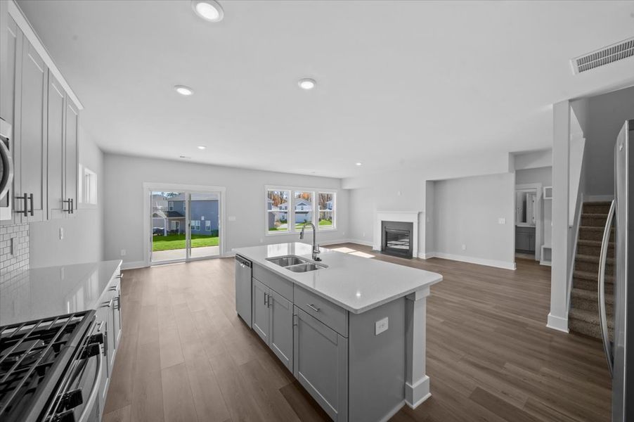 Furnished interior view inside a new home in Reserve at Arden Woods, Greenville (Image 5).