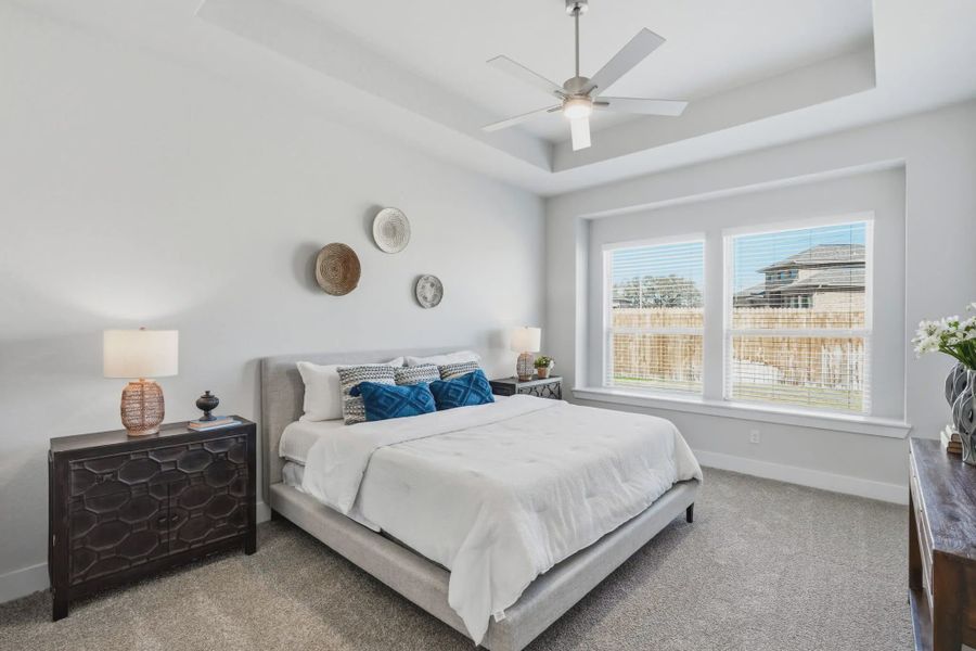 Representative furnished interior of a home built from the Shelby by Chesmar Homes in Alsatian Oaks, Castroville (Image 9).
