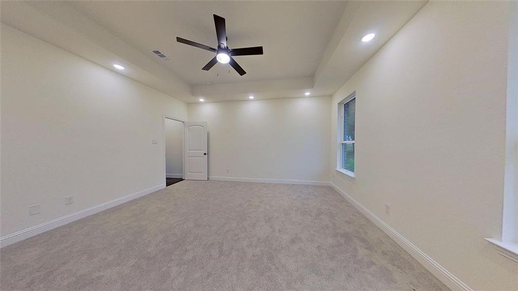 Stairway with baseboards and recessed lighting Stairway with baseboards and recessed lighting