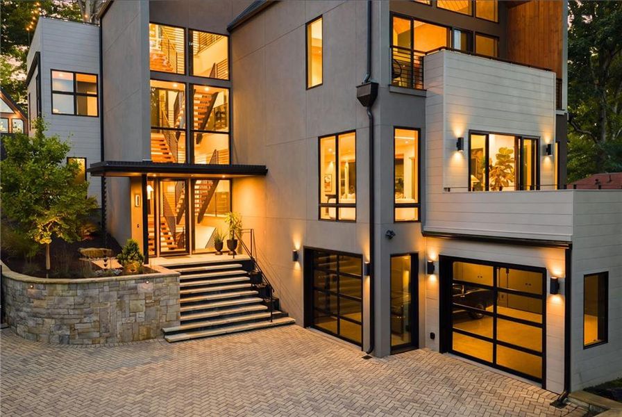 Exterior details and patio area of a home in , Atlanta (Image 37).