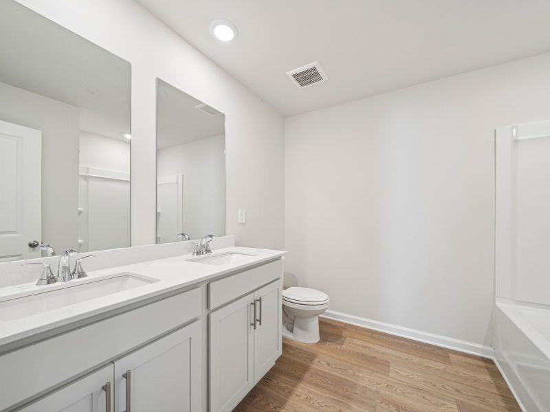 Furnished interior view inside a new home in Parkside at Grayson, Grayson (Image 9). Furnished interior view inside a new home in Parkside at Grayson, Grayson (Image 9).