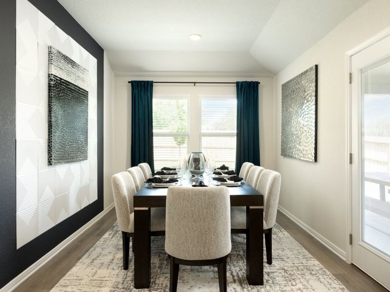 Furnished interior view inside a new home in Royal Crest, San Antonio (Image 7).