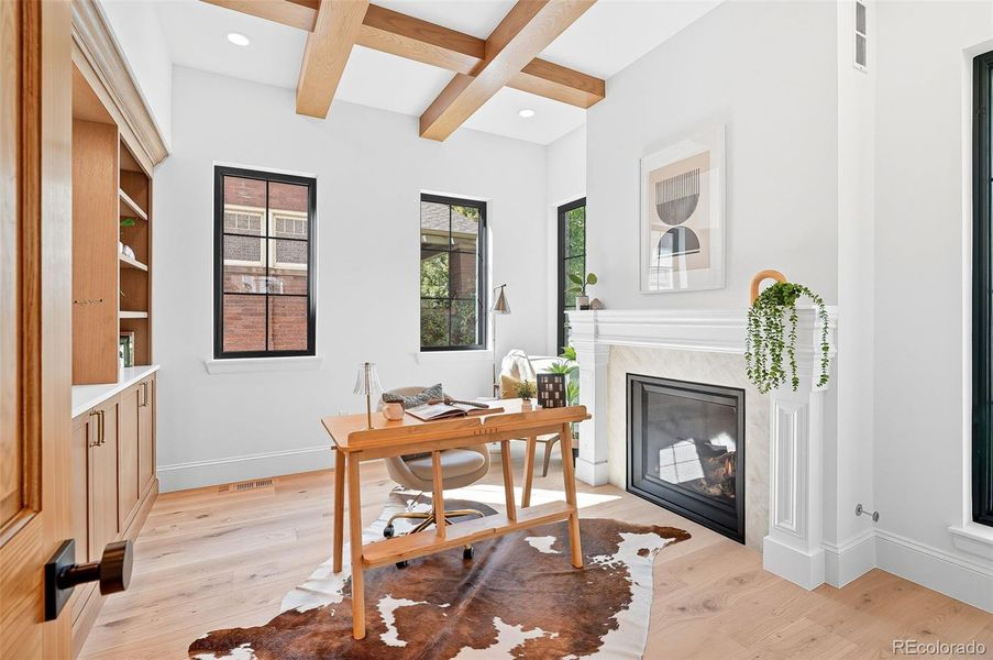 Furnished interior view inside a new home in , Denver (Image 8).