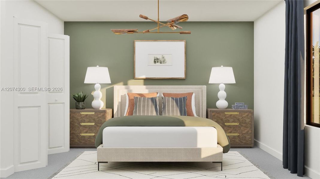 Furnished interior view inside a new home in Solterra, Sunrise (Image 11).