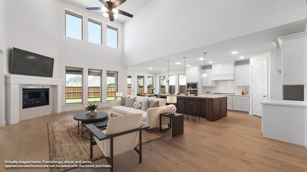 Furnished interior view inside a new home in Mosaic 50', Celina (Image 11). Furnished interior view inside a new home in Mosaic 50', Celina (Image 11).