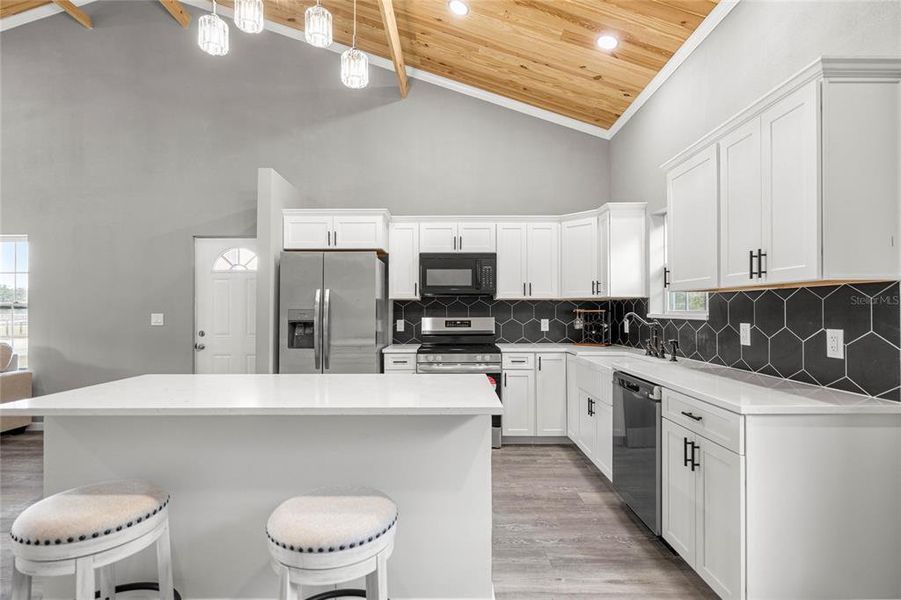 Furnished interior view inside a new home in , Williston (Image 5).