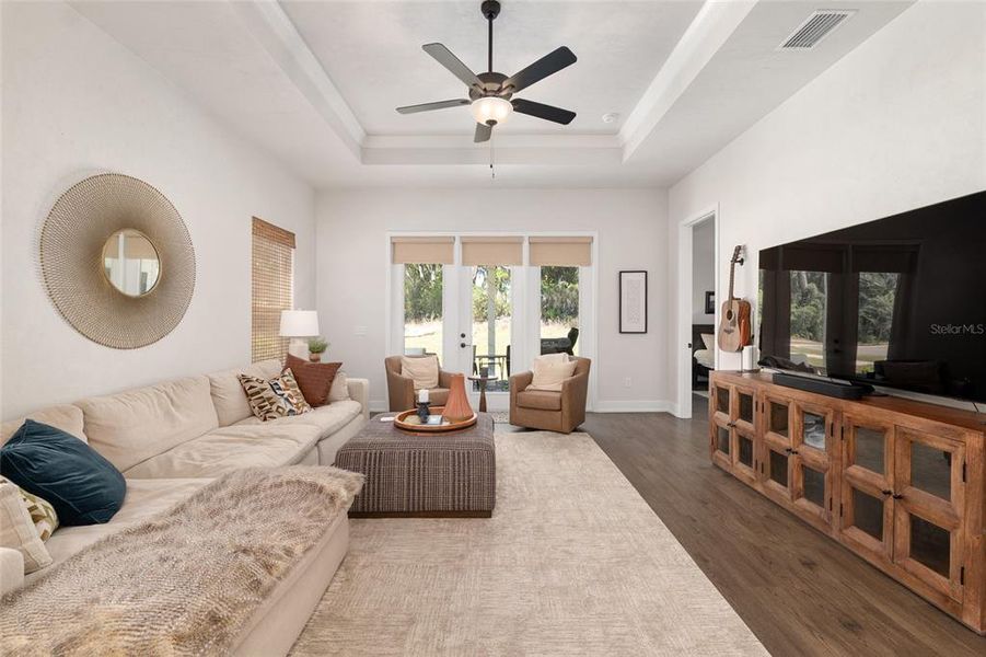 Furnished interior view inside a new home in Fairway Pointe at West End, Newberry (Image 7).