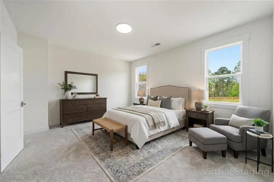 Furnished interior view inside a new home in , Gainesville (Image 17).