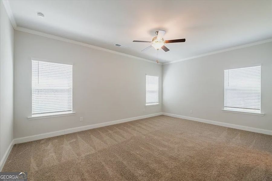 Spacious, unfurnished interior of a new home in Oakview Estates, Macon (Image 25). Spacious, unfurnished interior of a new home in Oakview Estates, Macon (Image 25).