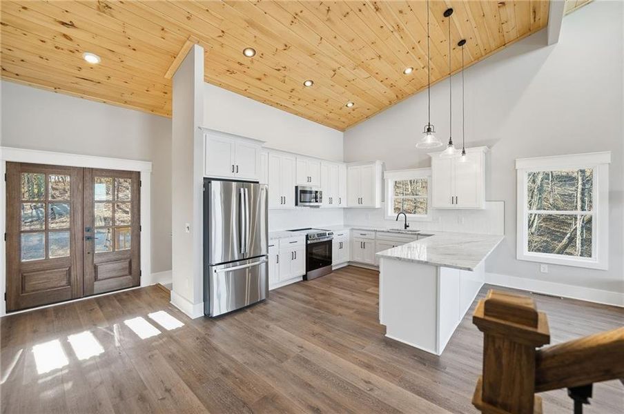 Furnished interior view inside a new home in , Ranger (Image 9).