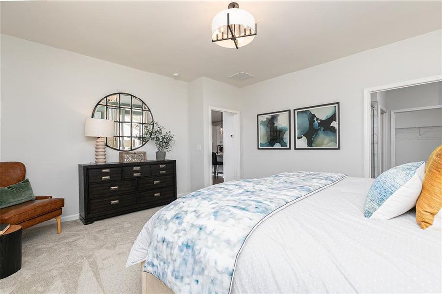 Furnished interior view inside a new home in Madison at Buice Lake, Acworth (Image 31). Furnished interior view inside a new home in Madison at Buice Lake, Acworth (Image 31).