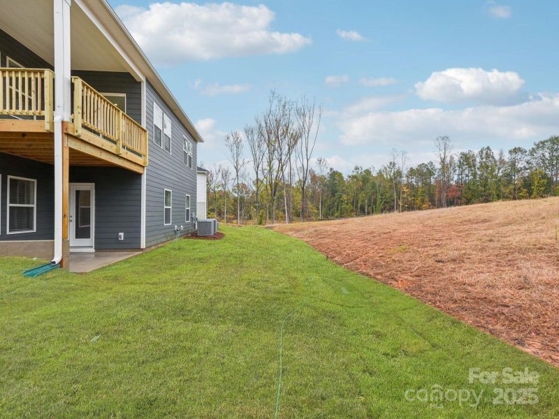 Exterior details and patio area of a home in Brighton Springs, York (Image 1).