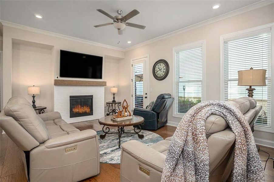 Furnished interior view inside a new home in Idylwilde, Canton (Image 30).