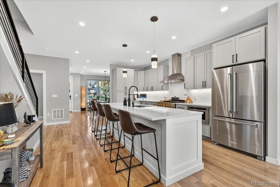 Furnished interior view inside a new home in , Denver (Image 33).