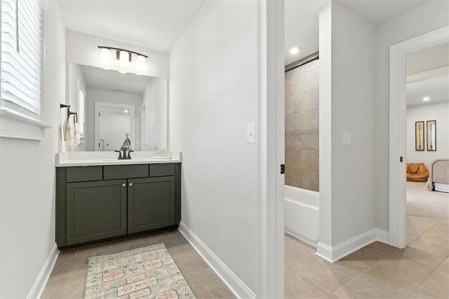 Furnished interior view inside a new home in Ford Landing, Acworth (Image 12).