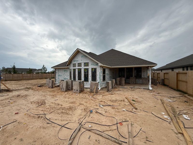 In-progress construction of a new home in Candela, Richmond, TX (Image 5).