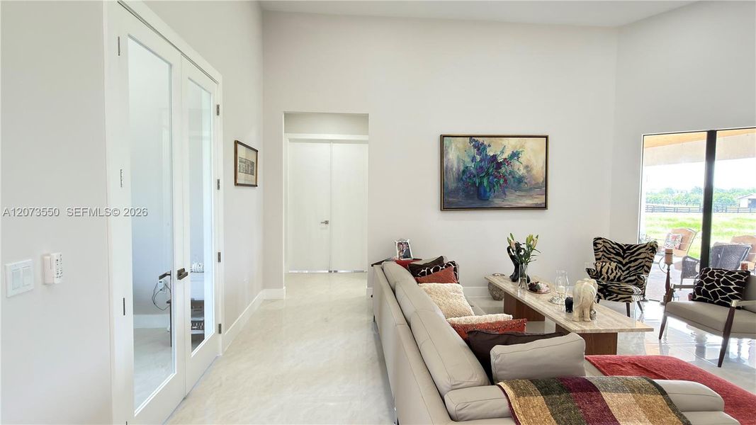 Furnished interior view inside a new home in , Loxahatchee (Image 73).