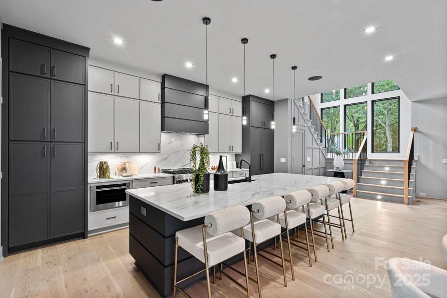 Furnished interior view inside a new home in , Charlotte (Image 27).