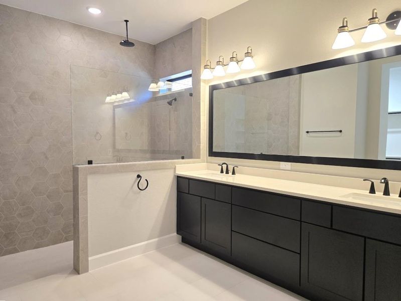 Furnished interior view inside a new home in The Meadows at Imperial Oaks, Conroe (Image 7).