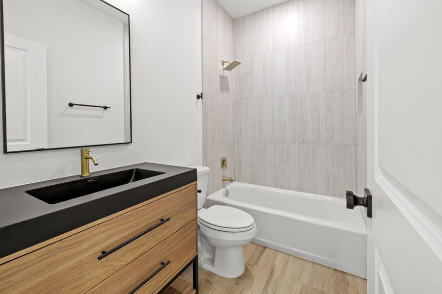 Furnished interior view inside a new home in , Needville (Image 6).