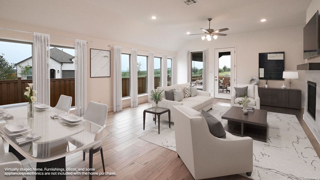 Furnished interior view inside a new home in Mayfair, New Braunfels (Image 7).