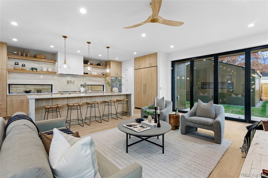 Furnished interior view inside a new home in , Denver (Image 15).