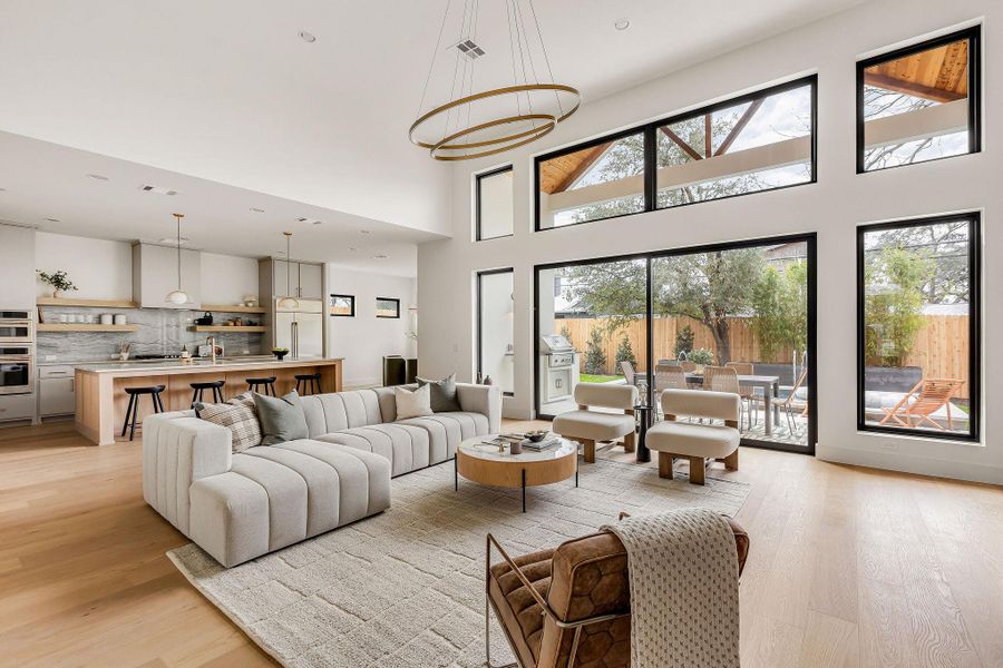 Furnished interior view inside a new home in , Austin (Image 7).