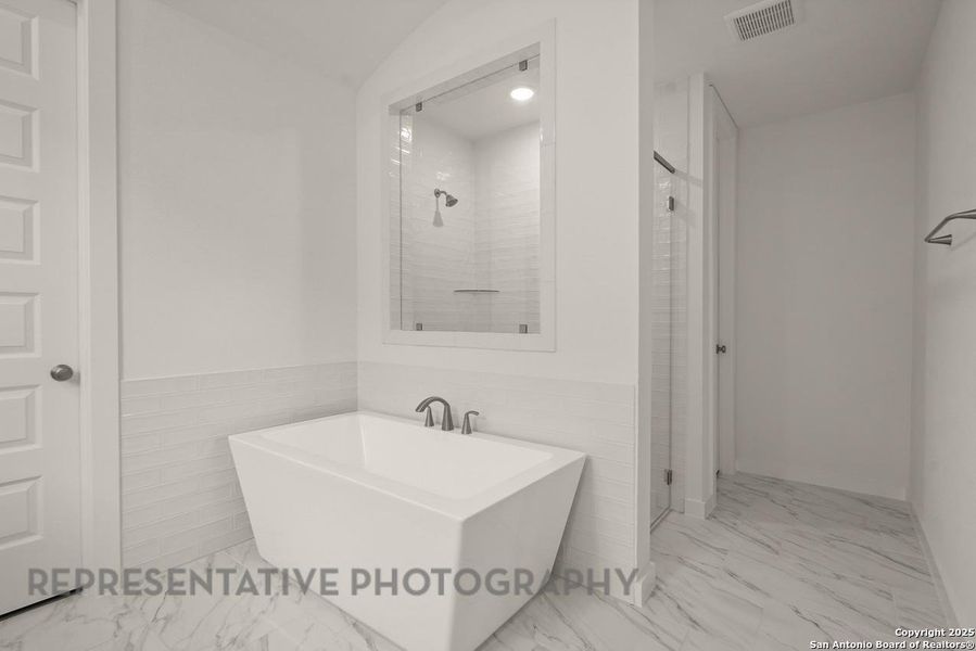 Furnished interior view inside a new home in Davis Ranch: 60ft. lots, San Antonio (Image 5).