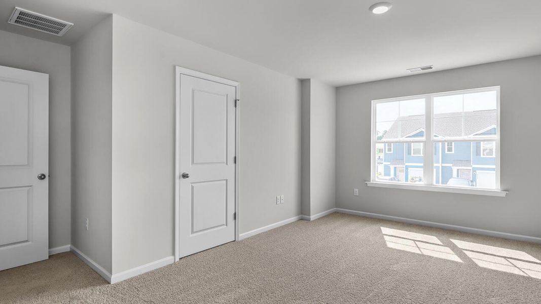 Spacious, unfurnished interior of a new home in Townes at Seabrooke, Leland (Image 19). Spacious, unfurnished interior of a new home in Townes at Seabrooke, Leland (Image 19).