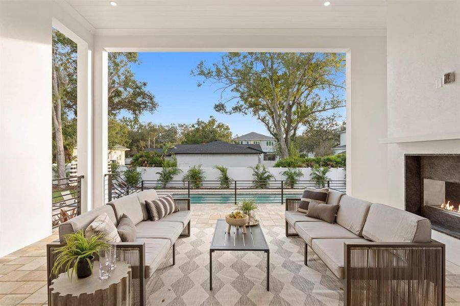 Exterior details and patio area of a home in , Tampa (Image 37). Exterior details and patio area of a home in , Tampa (Image 37).