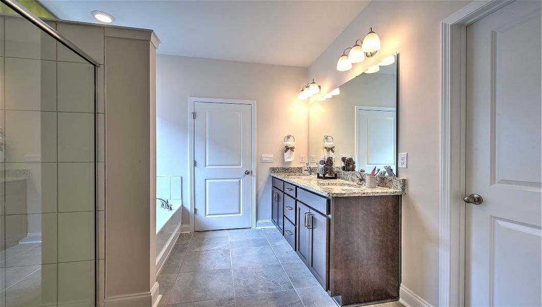Furnished interior view inside a new home in Reserve at Tap Root Farms, Fletcher (Image 34). Furnished interior view inside a new home in Reserve at Tap Root Farms, Fletcher (Image 34).