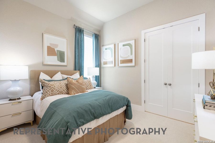 Furnished interior view inside a new home in The Ranches at Creekside, Boerne (Image 19).