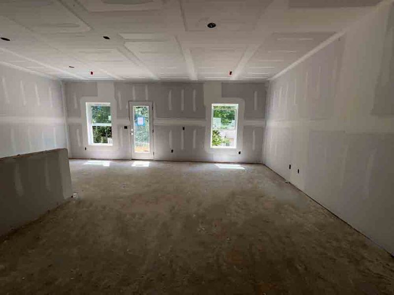 Family Room Construction Progress