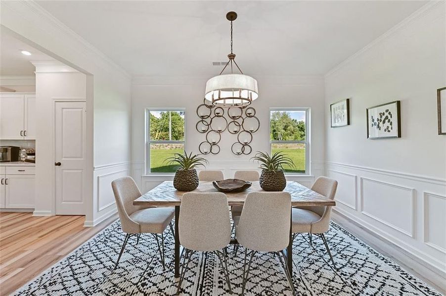 Furnished interior view inside a new home in Sagebrook, Powder Springs (Image 26).
