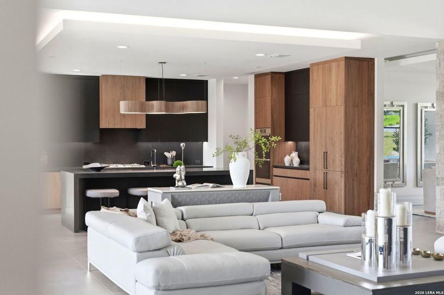 Furnished interior view inside a new home in , San Antonio (Image 75).