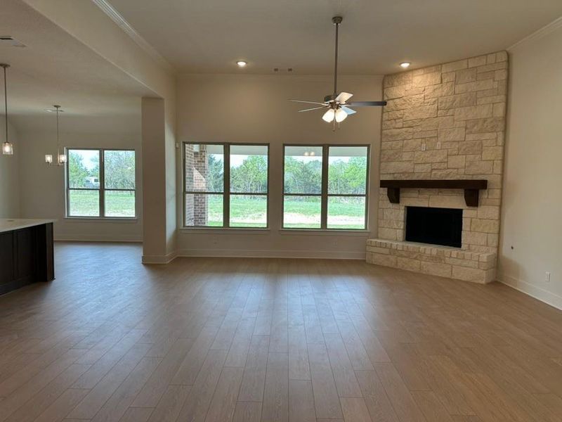 Spacious, unfurnished interior of a new home in Fannin Ranch, Leonard (Image 15).